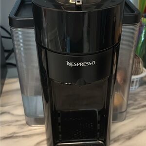 Nespresso Glossy Black Coffee Maker